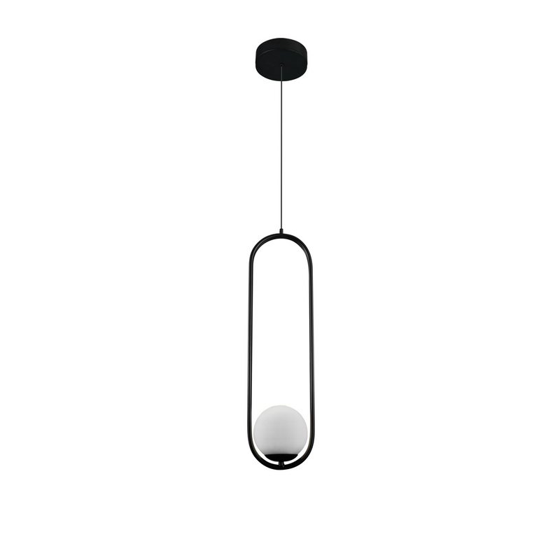 VONN Capri 7" VCP2105BL Integrated LED Pendant Light in Black