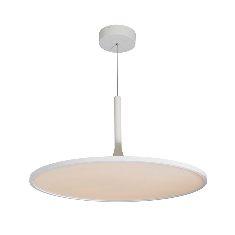 VONN Salm 24" VMC31820SW Modern Disc LED Chandelier in White