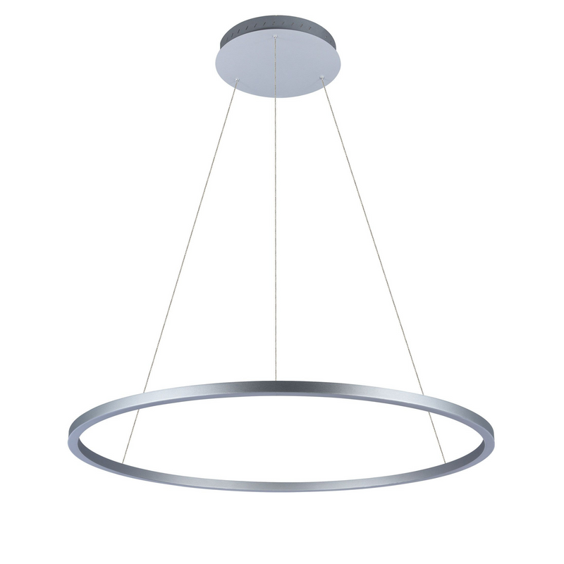 VONN Tania 39" VMC34911AL Modern Circular LED Chandelier in Silver