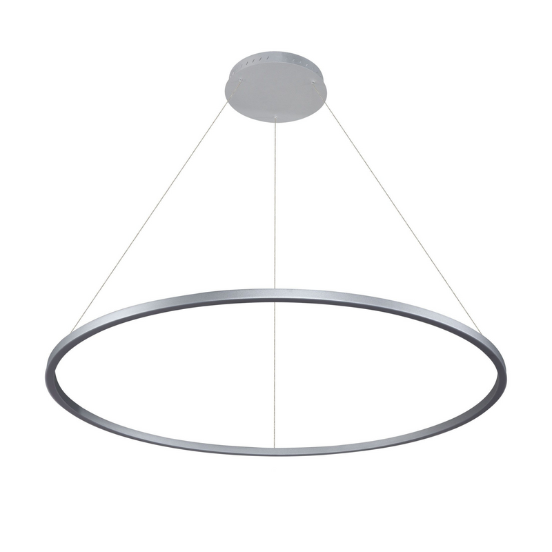 VONN Tania 51" VMC34912AL Modern Circular LED Chandelier in Silver