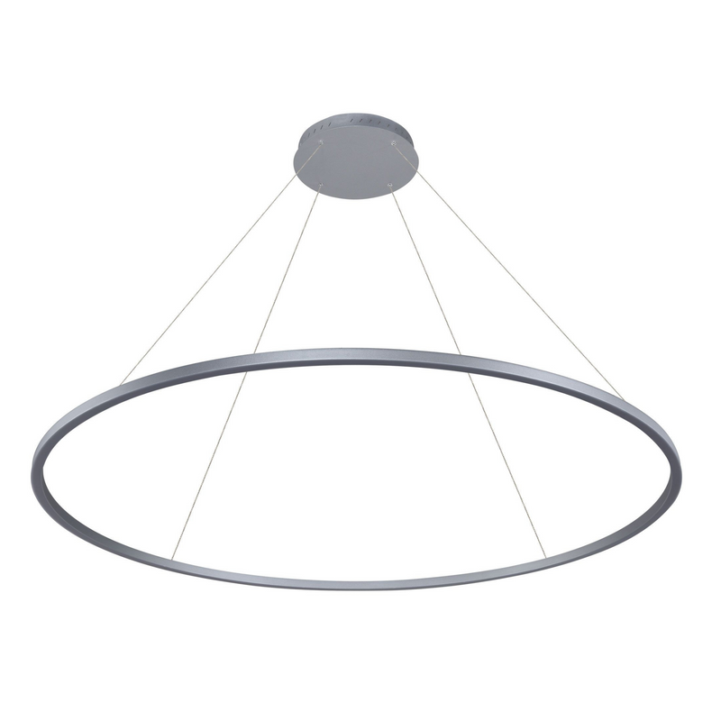 VONN Tania 60" VMC34960AL Modern Circular LED Chandelier in Silver