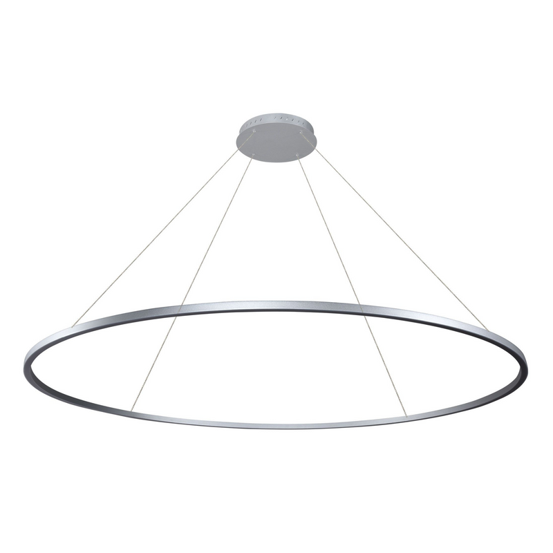 VONN Tania 72" VMC34972AL Modern Circular LED Chandelier in Silver