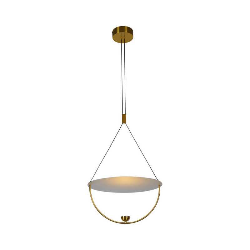 VONN Artisan Como16" VAP224H1AB Integrated LED Pendant Light in Antique Brass