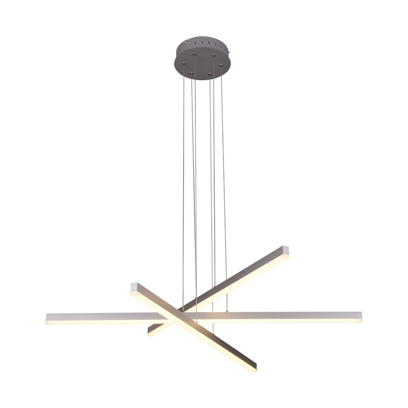 VONN Sirius 40" VMP25030AL Integrated LED Pendant Light in Silver