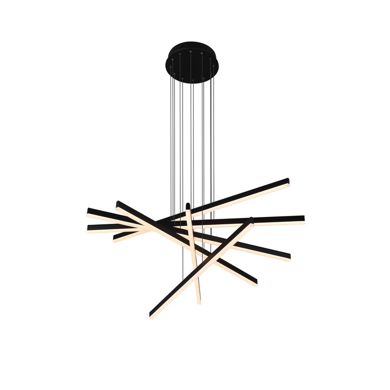 VONN Sirius 32" VMP25060BL Integrated LED Chandelier in Black