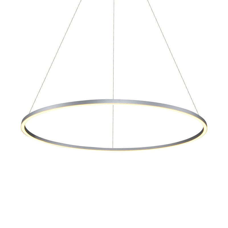 VONN Tania 51" VMC34912AL Modern Circular LED Chandelier in Silver