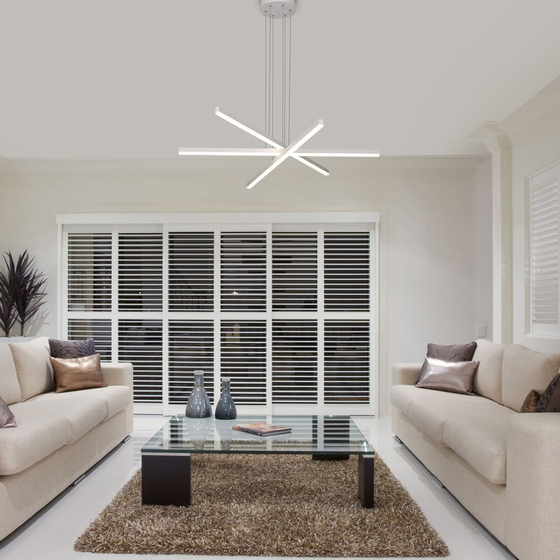 VONN Sirius 40" VMP25030WH Integrated LED Pendant Light in White