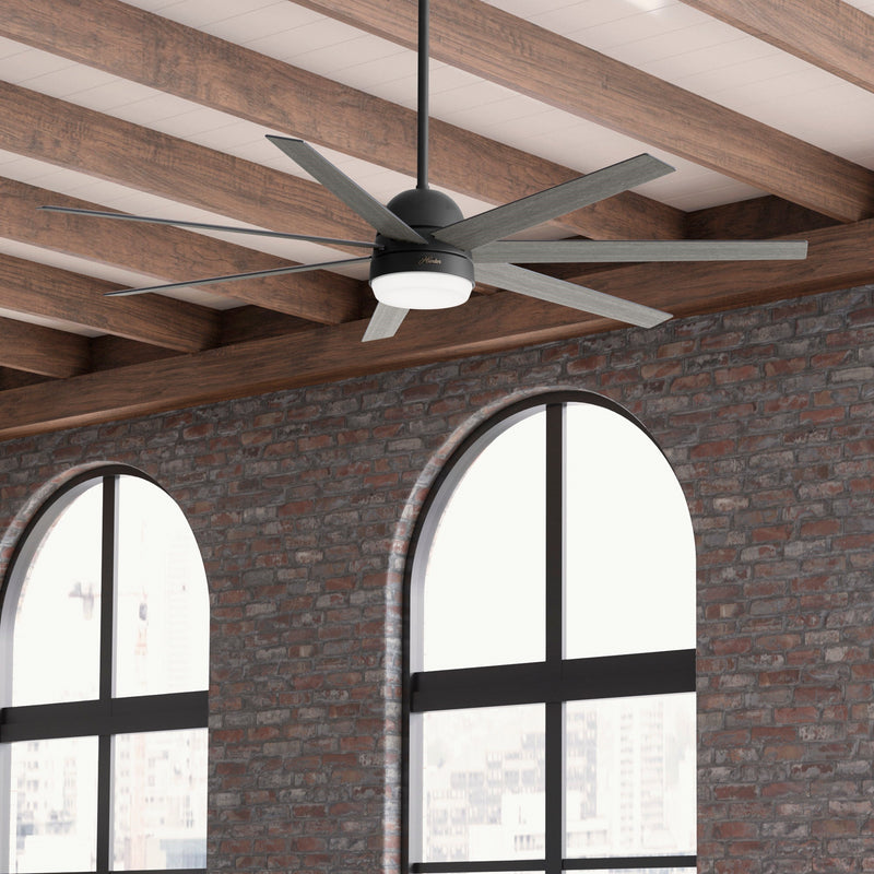 Hunter Phenomenon 70-inch Matte Black Ceiling Fan