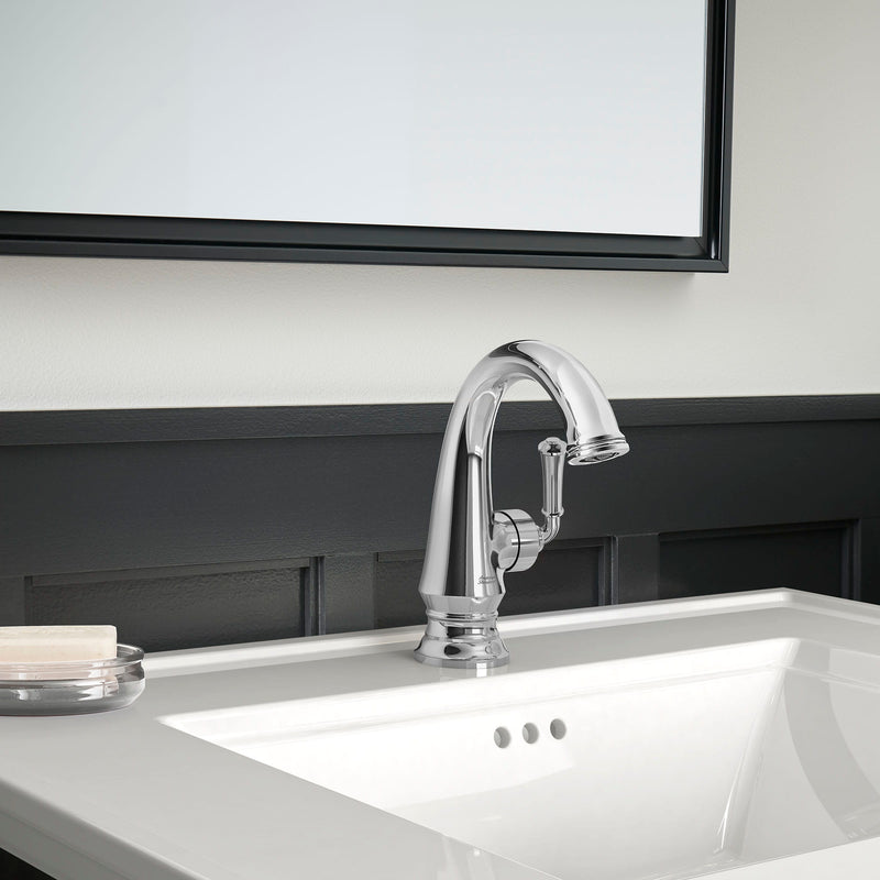 American Standard 7052121.002 Delancey Single Hole Single-Handle Bathroom Faucet 1.2 gpm/4.5 L/min With Lever Handle