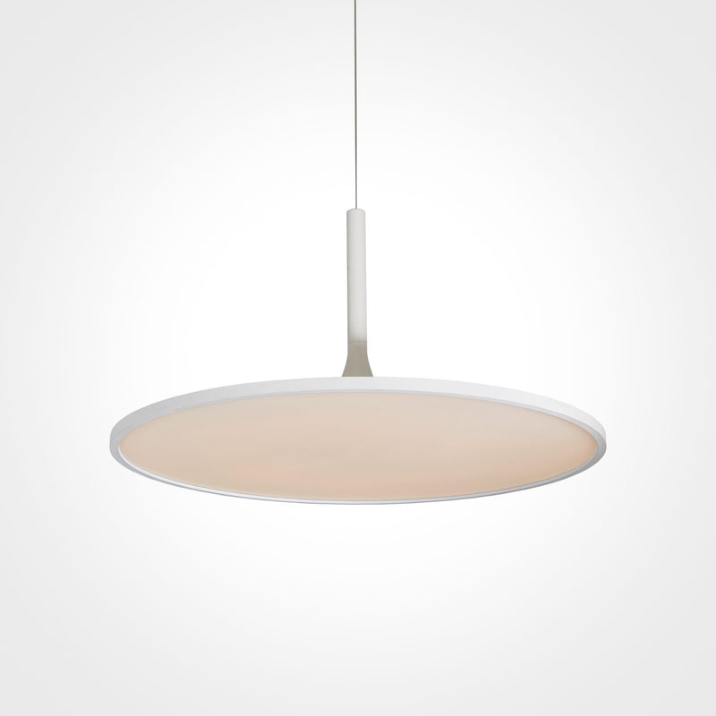 VONN Salm 24" VMC31820SW Modern Disc LED Chandelier in White