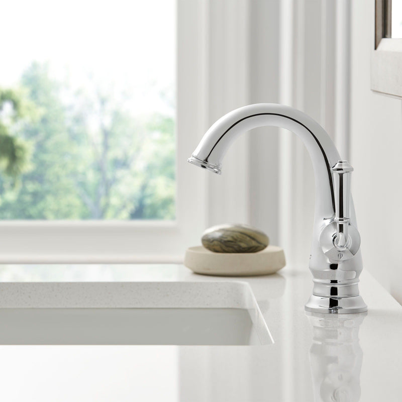 American Standard 7052121.002 Delancey Single Hole Single-Handle Bathroom Faucet 1.2 gpm/4.5 L/min With Lever Handle