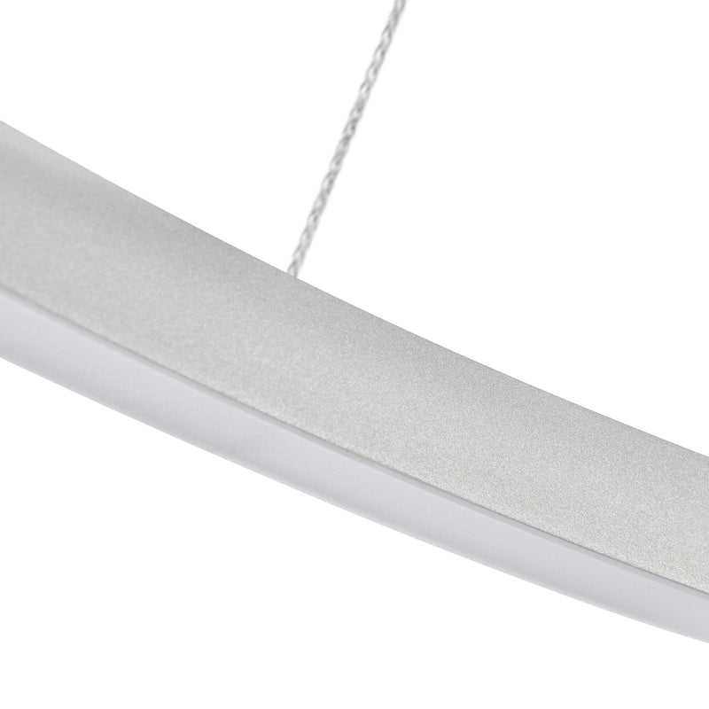 VONN Tania 39" VMC34911AL Modern Circular LED Chandelier in Silver