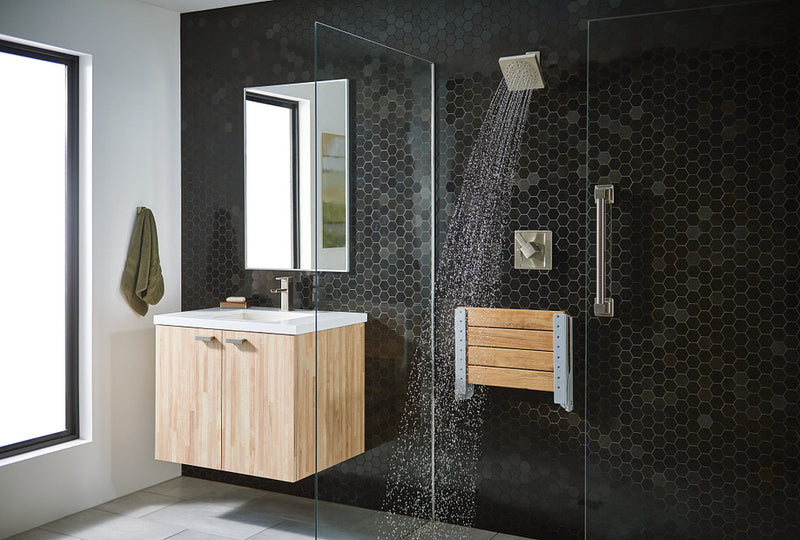 Moen 90 Degree Brushed Nickel Posi-Temp® Shower Only