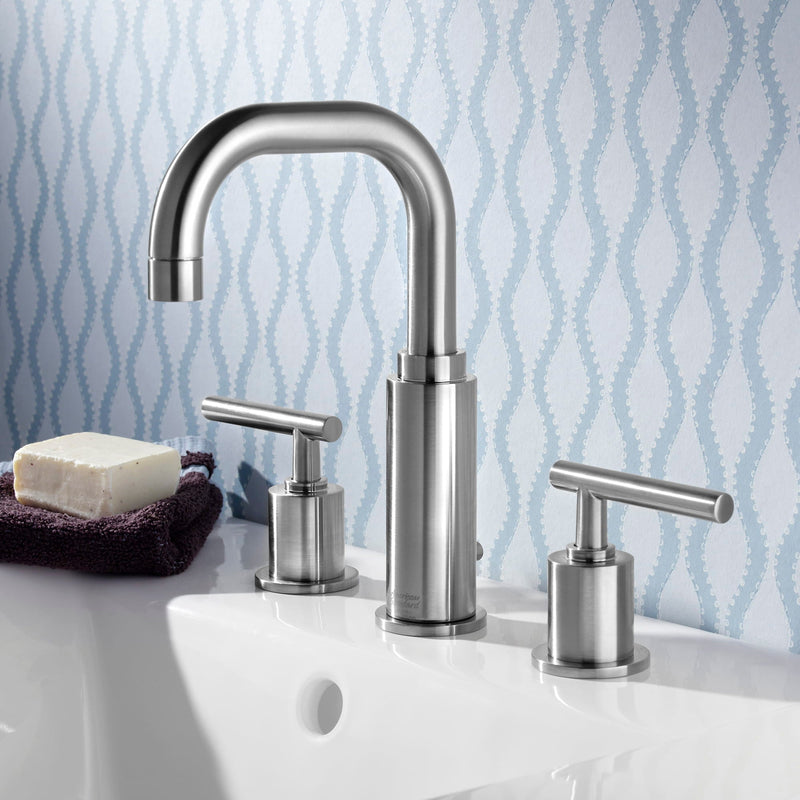 American Standard Serin 2-Handle 8-Inch Widespread Bathroom Faucet 1.2 gpm 4.5 L/min With Lever Handles