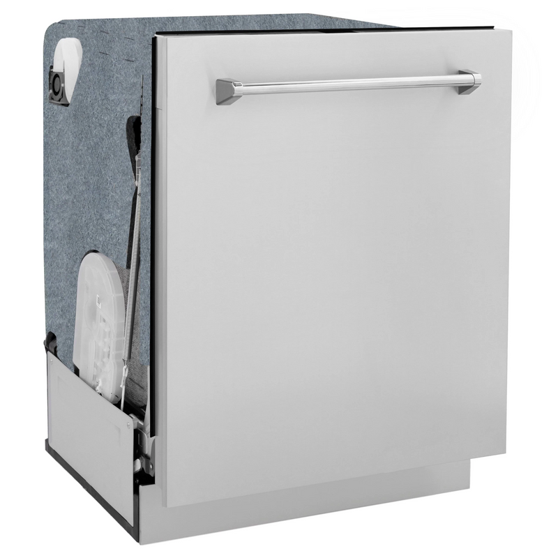 ZLINE 24 in. Panel-Included Monument Series 3rd Rack Top Touch Control Dishwasher