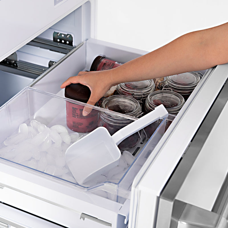 ZLINE 60" Autograph Edition ft. Built-in 4-Door French Door Stainless Steel Refrigerator