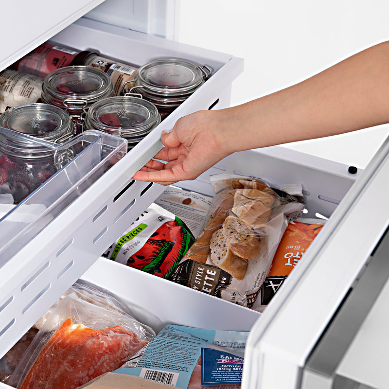 ZLINE 60" Autograph Edition ft. Built-in 4-Door French Door Stainless Steel Refrigerator