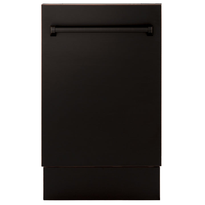 ZLINE 18" Tallac Series 3rd Rack Top Control Dishwasher with Traditional Handle 51dBa