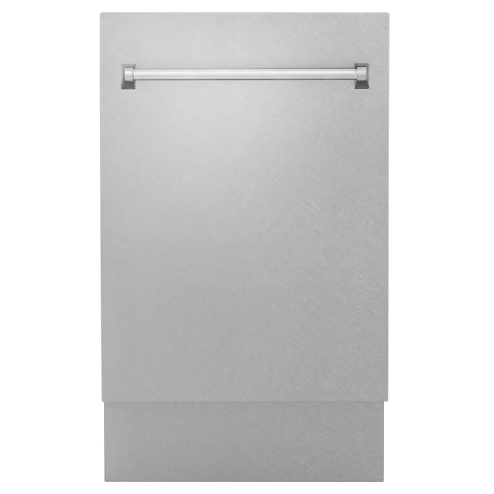 ZLINE 18" Tallac Series 3rd Rack Top Control Dishwasher with Traditional Handle 51dBa