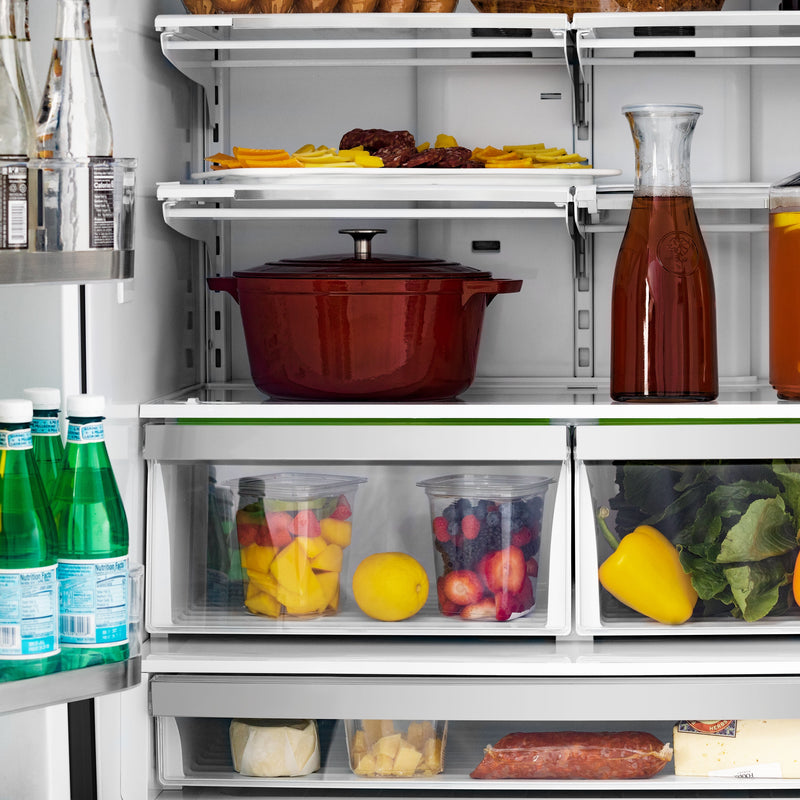ZLINE 36" Autograph Edition 22.5 cu. ft French Door Refrigerator with Ice Maker - Stainless Steel