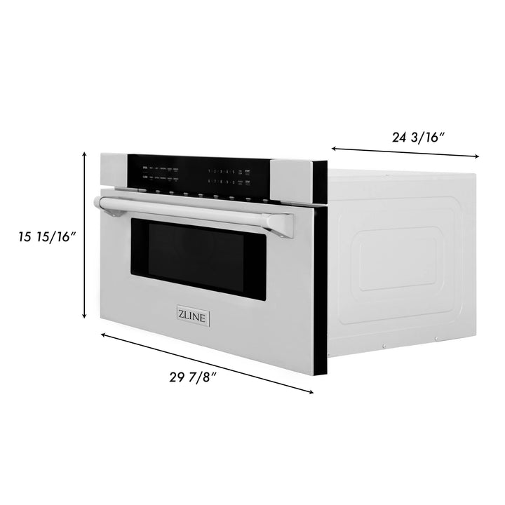 ZLINE 30" 1.2 cu. ft. Built-In Microwave Drawer