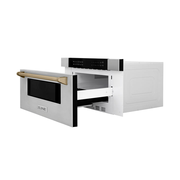 ZLINE Autograph Edition 30" 1.2 cu. ft. Built-In Microwave Drawer