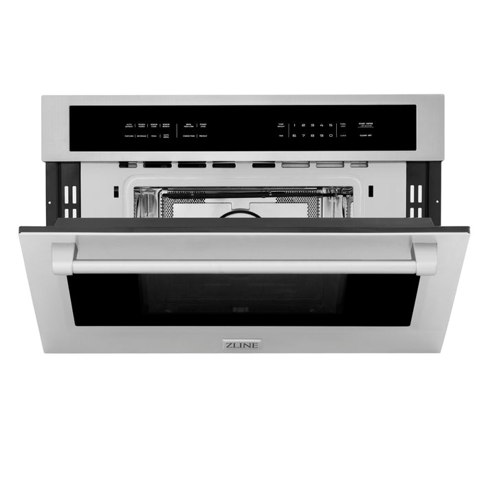 ZLINE 30 Inch wide, 1.6 cu ft. Built-in Convection Microwave Oven with Speed and Sensor Cooking