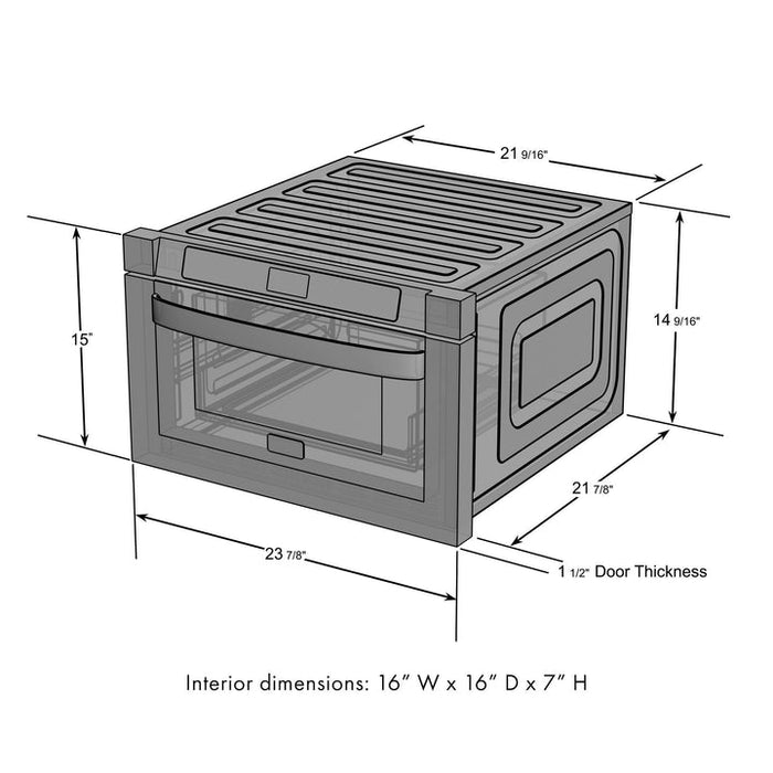 ZLINE 24" 1.2 cu. ft. Built-in Microwave Drawer
