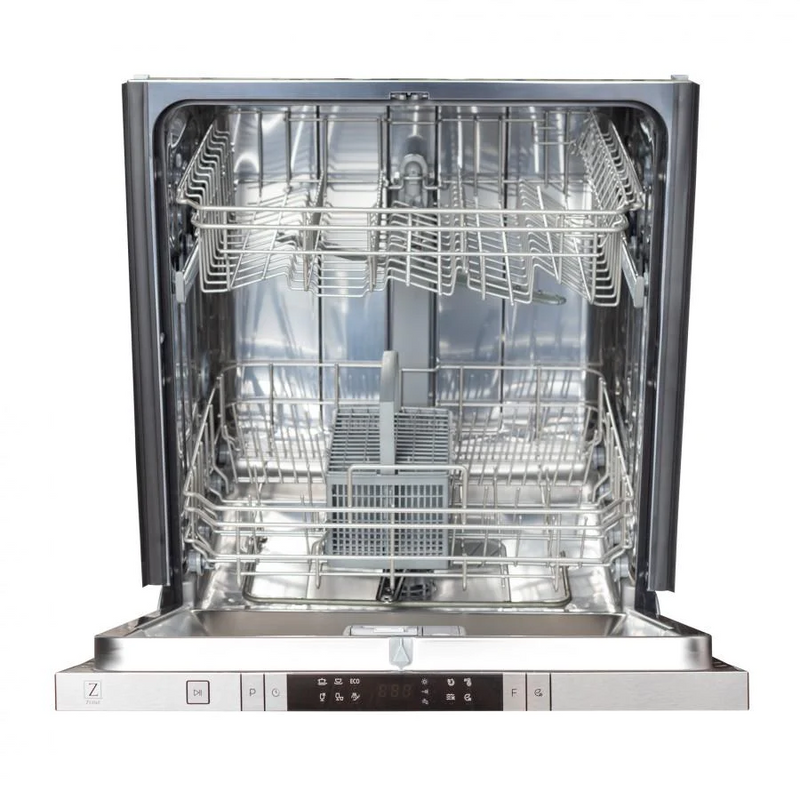 ZLINE 24 in. Top Control Dishwasher with Stainless Steel Tub and Traditional Style Handle