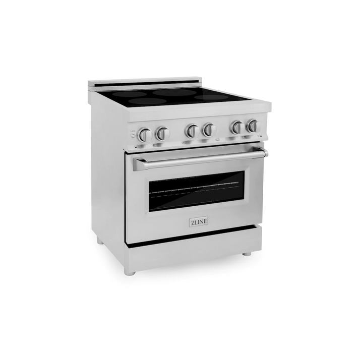 ZLINE 30" Induction Range 4 Element Stove and Electric Oven in Stainless Steel