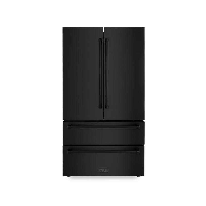ZLINE 36" 22.5 cu. ft French Door Refrigerator with Ice Maker -  Stainless Steel (RFM-36)