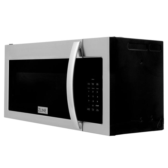 ZLINE Over the Range Convection Microwave Oven with Modern Handle and Sensor Cooking