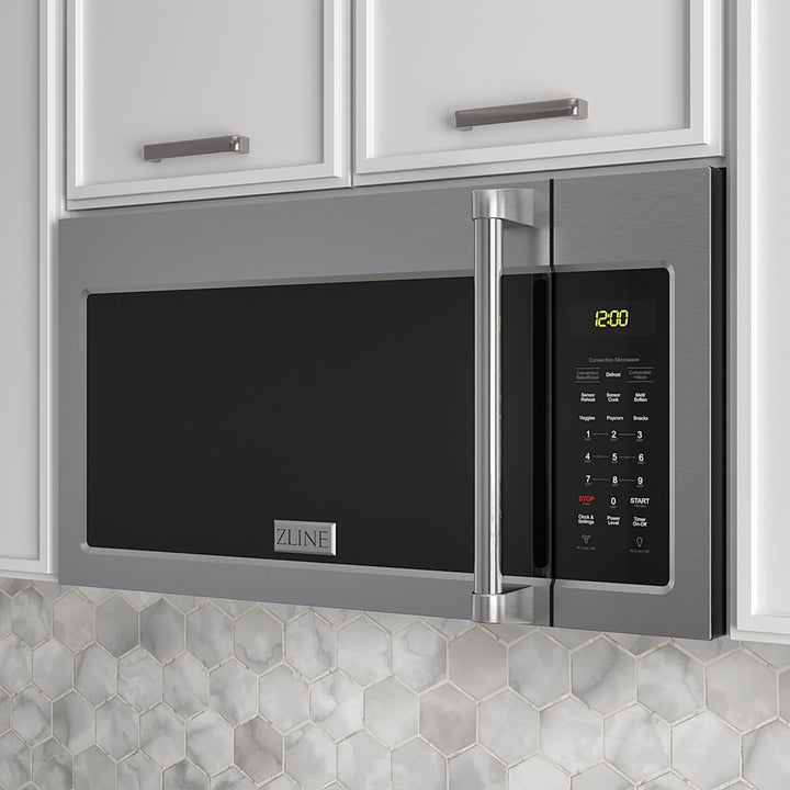 ZLINE Over the Range Convection Microwave Oven with Traditional Handle and Sensor Cooking